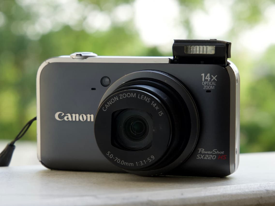 Canon SX220 HS (Gray) - Canon از سیلور کم در وضعیت fair